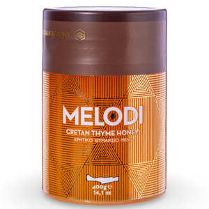 MELODI Organic Cretan Thyme Honey – Kissamos Crete 400GR